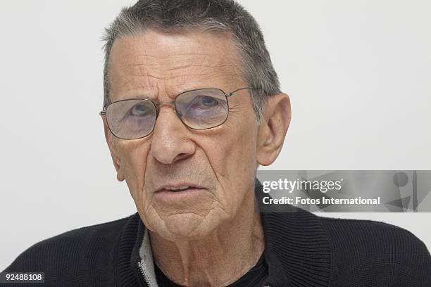 Leonard Nimoy at the Four Seasons Hotel in Beverly Hills, California on April 26, 2009. Reproduction by American tabloids is absolutely forbidden.