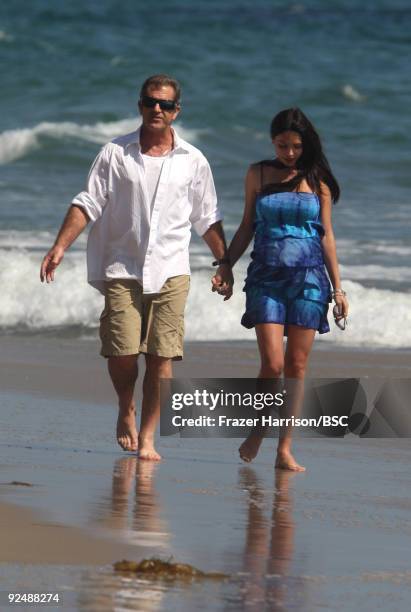 Mel Gibson and Oksana Grigorieva sighting on September 6, 2009 in Malibu, California.