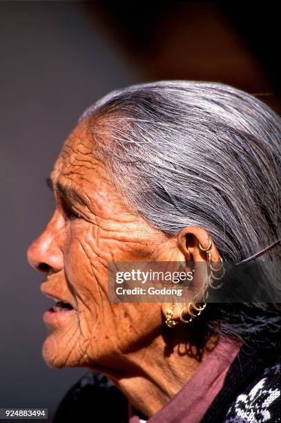 Gurung Nepali woman. Nepal.