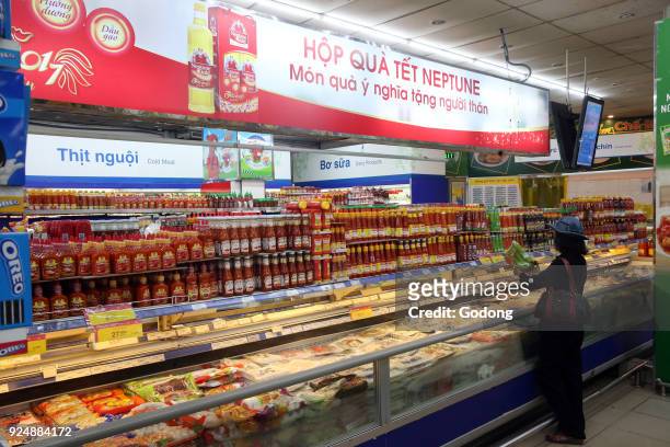 Modern supermarket in Vietnam. Ho Chi Minh City. Vietnam.