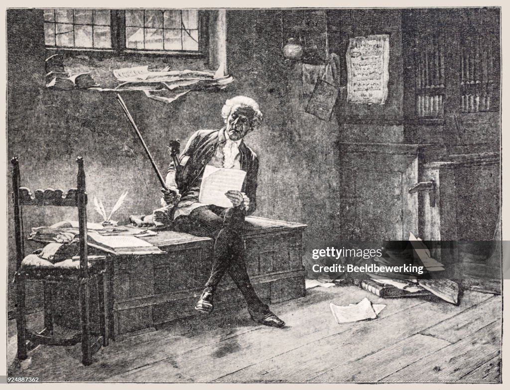 Incisione Niccolò Paganini in carcere