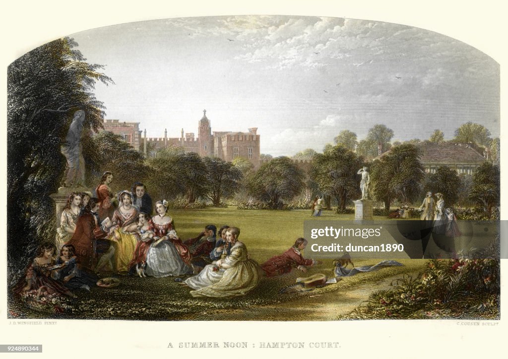 Summer Afternoon at Hampton Court