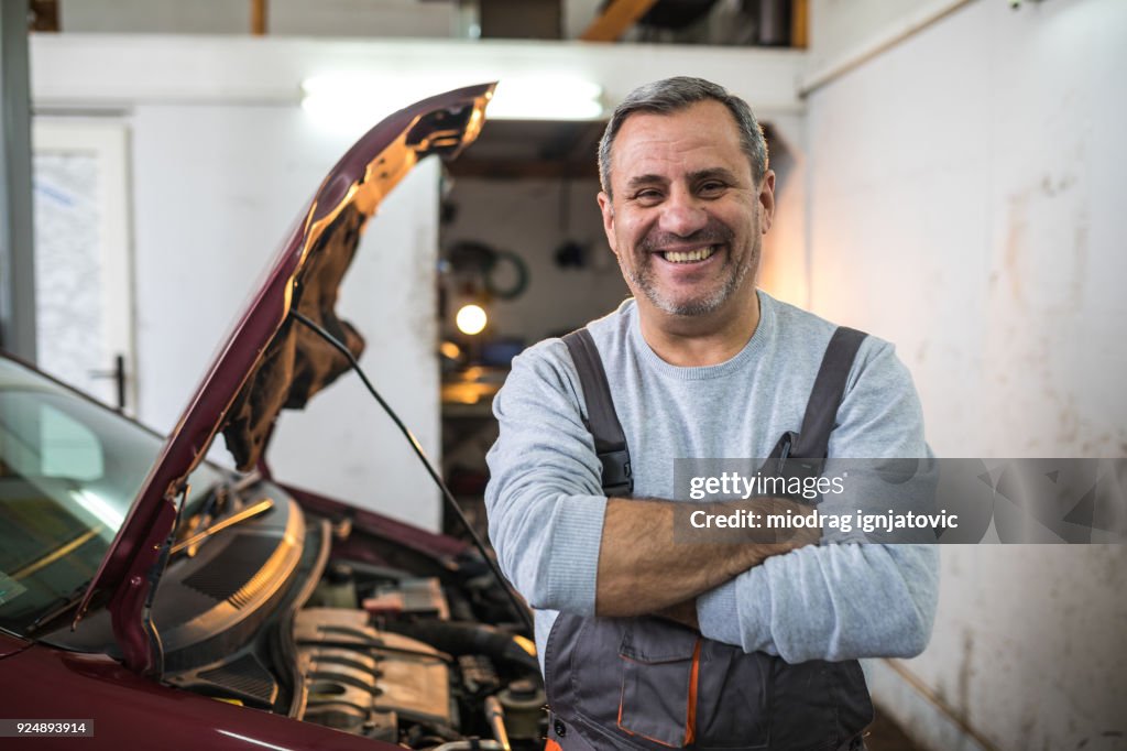 Gelukkig op zijn baan