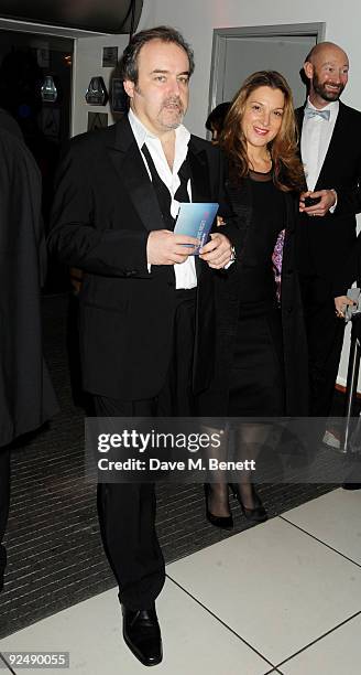 David Arnold and Barbara Broccoli arrive at the premiere of 'Nowhere Boy' during the closing night gala of the Times BFI London Film Festival, at the...