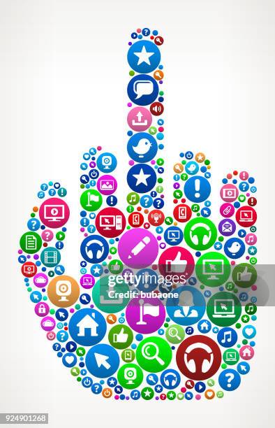 Middle Finger Using Text 397 Middle Finger Text Symbol Stock Photos, High-Res Pictures, and ...