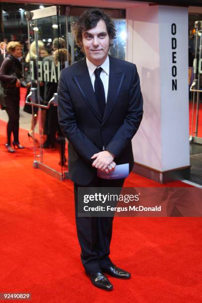 Joe Wright attends the closing gala premiere of Nowhere Boy during the The Times BFI London Film Festival held at the Odeon Leicester Square on...