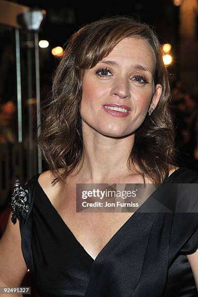 Ann Marie Duff attend the Closing Gala premiere of Nowhere Boy during the The Times BFI London Film Festival held at the Odeon Leicester Square on...