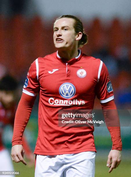 Sligo , Ireland - 26 February 2018; Rhys McCabe of Sligo Rovers during the SSE Airtricity League Premier Division match between Sligo Rovers and Cork...