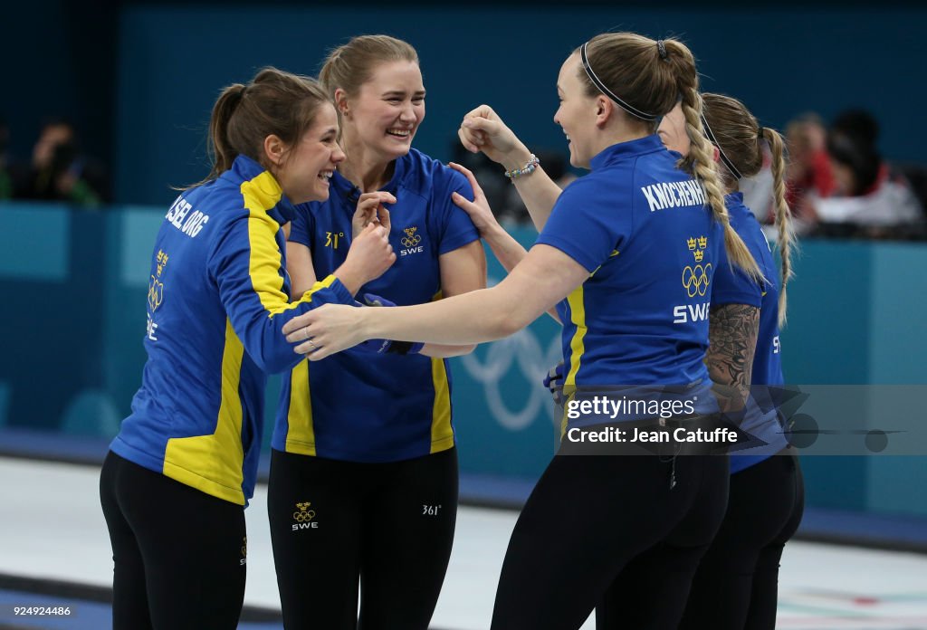 Curling - Winter Olympics Day 16