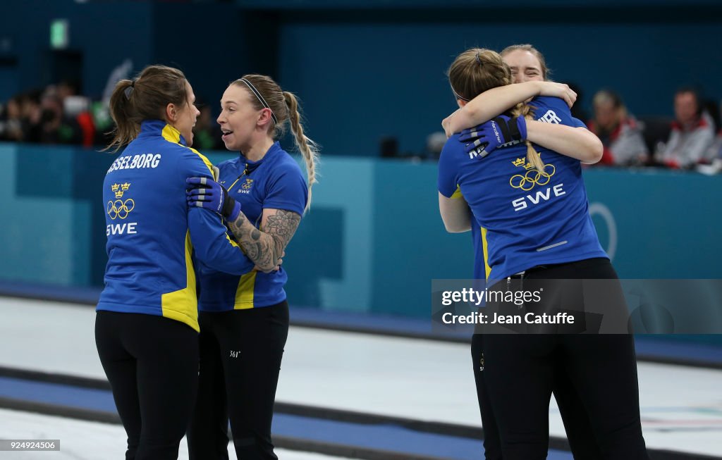 Curling - Winter Olympics Day 16