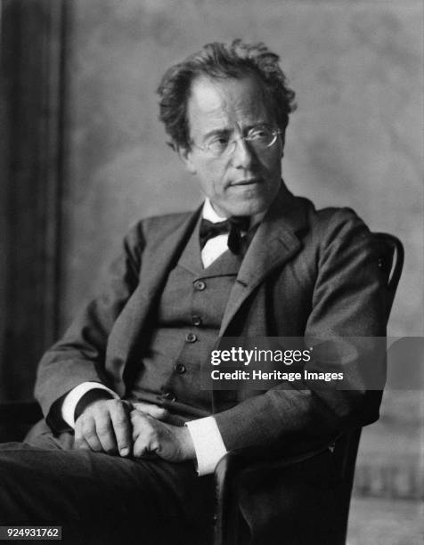 Portrait of Gustav Mahler , 1900s. Private Collection.