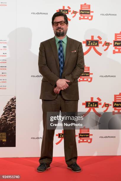 Roman Coppola attends the 'Isle of Dogs' movie at Villamagna Hotel in Madrid on Feb 27, 2018