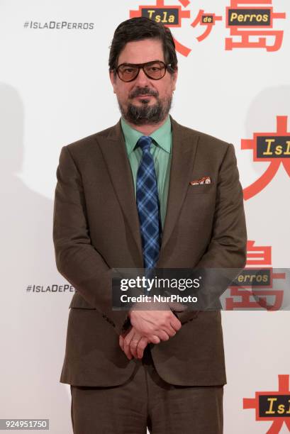 Roman Coppola attends the 'Isle of Dogs' movie at Villamagna Hotel in Madrid on Feb 27, 2018