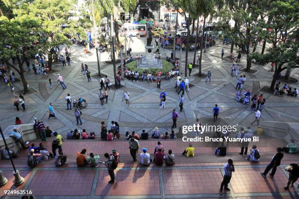 berrio park - large group in park imagens e fotografias de stock