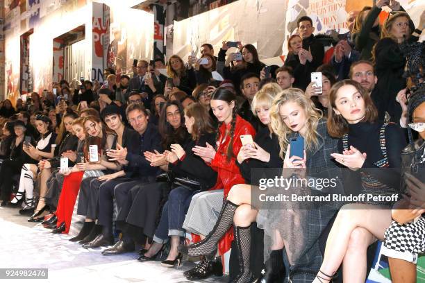 Olga Kurylenko, Emmanuelle Devos, Zoey Deutch, Cara Delevingne, CEO of Dior Pietro Beccari, his wife Elisabetta, Isabelle Huppert, Charlotte Le Bon,...