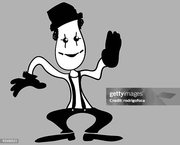funny mimic - adults acting like kids stock illustrations
