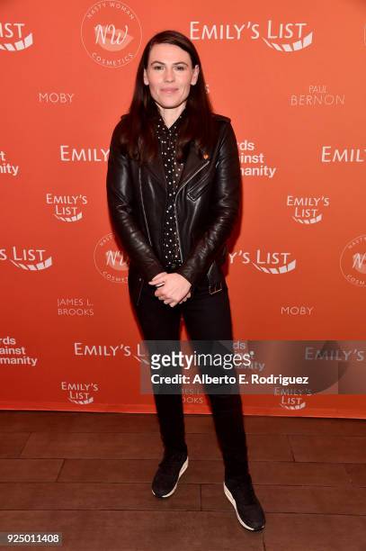 Clea DuVall attends EMILY's List Pre-Oscars Brunch and Panel on February 27, 2018 in Los Angeles, California.