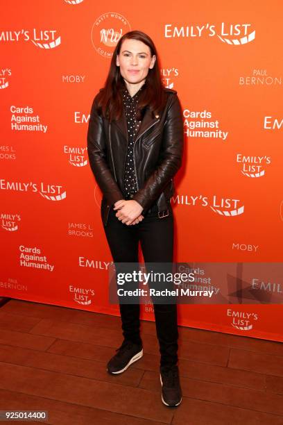 Clea DuVall attends EMILY's List's "Resist, Run, Win" Pre-Oscars Brunch on February 27, 2018 in Los Angeles, California.