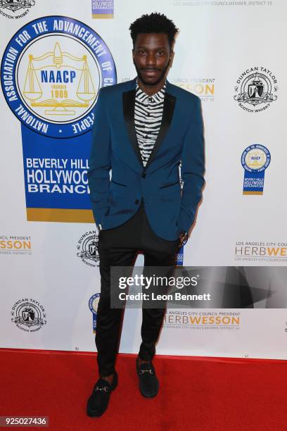 Actor Bernard David Jones attends the 27th Annual NAACP Theatre Awards at Millennium Biltmore Hotel on February 26, 2018 in Los Angeles, California.