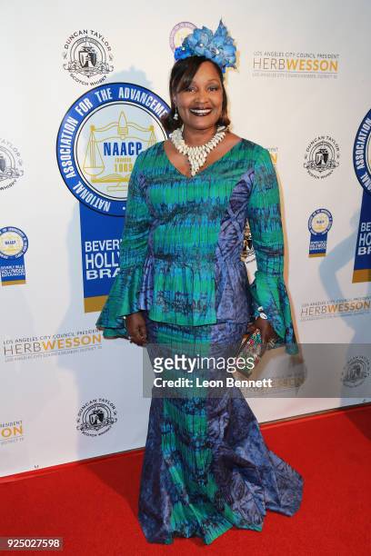Sybil Harris attends the 27th Annual NAACP Theatre Awards at Millennium Biltmore Hotel on February 26, 2018 in Los Angeles, California.