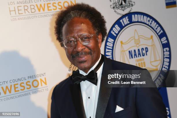 Actor Clarke Peters attends the 27th Annual NAACP Theatre Awards at Millennium Biltmore Hotel on February 26, 2018 in Los Angeles, California.