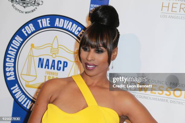 Actress Malika Blessing the 27th Annual NAACP Theatre Awards at Millennium Biltmore Hotel on February 26, 2018 in Los Angeles, California.