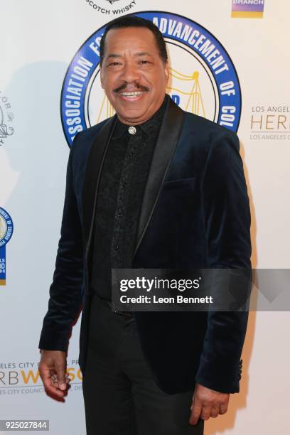 Actor Obba Babatund attends the 27th Annual NAACP Theatre Awards at Millennium Biltmore Hotel on February 26, 2018 in Los Angeles, California.