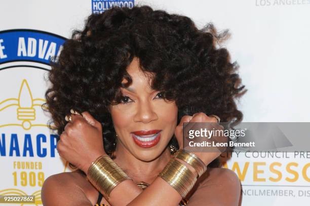 Actor Wendy Raquel Robinson attends the 27th Annual NAACP Theatre Awards at Millennium Biltmore Hotel on February 26, 2018 in Los Angeles, California.
