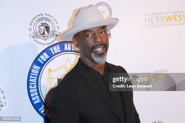 Actor Isaiah Washington attends the 27th Annual NAACP Theatre Awards at Millennium Biltmore Hotel on February 26, 2018 in Los Angeles, California.