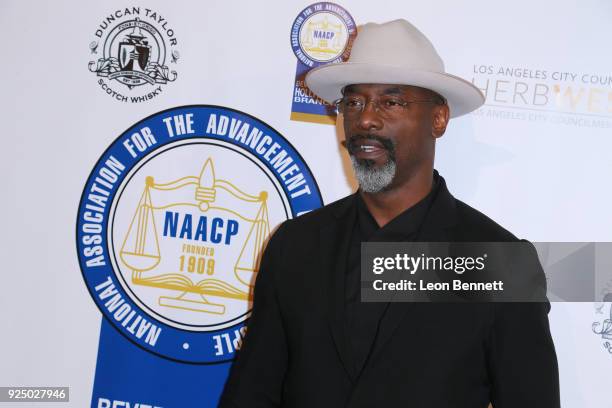 Actor Isaiah Washington attends the 27th Annual NAACP Theatre Awards at Millennium Biltmore Hotel on February 26, 2018 in Los Angeles, California.