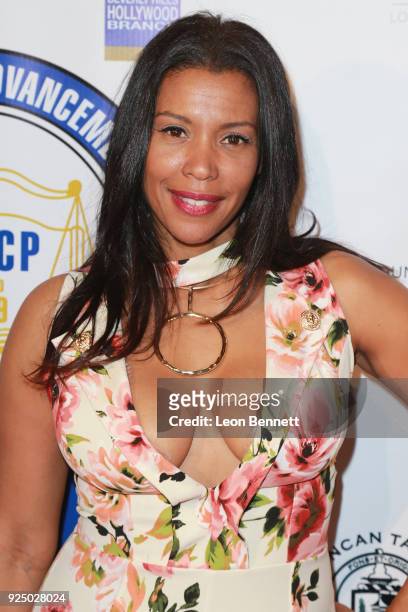 Marie Theodore the 27th Annual NAACP Theatre Awards at Millennium Biltmore Hotel on February 26, 2018 in Los Angeles, California.