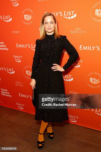 Mena Suvari attends EMILY's List's "Resist, Run, Win" Pre-Oscars Brunch on February 27, 2018 in Los Angeles, California.