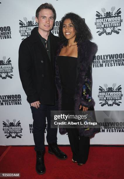 Sloan Morgan Segal attends the 17th Annual Hollywood Reel Independent Film Festival Award Ceremony Red Carpet Event held at Regal Cinemas L.A. LIVE...