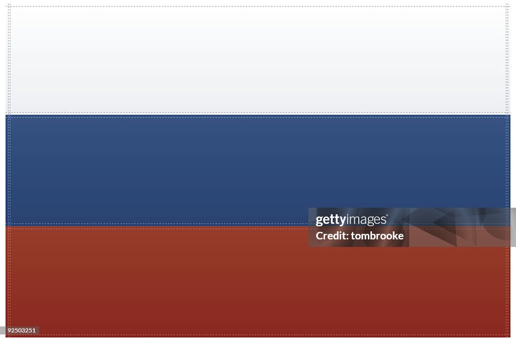 Russia Flag (Vector)