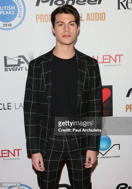 Actor Andrew Matarazzo attends the 'Gifting Your Spectrum' gala benefiting Autism Speaks on February 24, 2018 in Hollywood, California.
