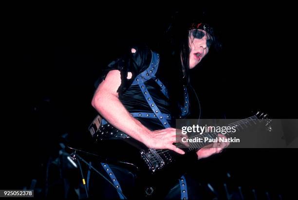 Mick Mars of Motley Crue performing at the Rosemont Horizon in Rosemont, Illinois, March 4, 1984.