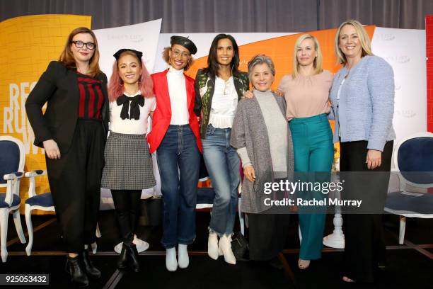 Amber Tamblyn, Constance Wu, Elaine Welteroth, Padma Lakshmi, Former U.S. Senator Barbara Boxer, Chelsea Handler, and EMILY's List President...