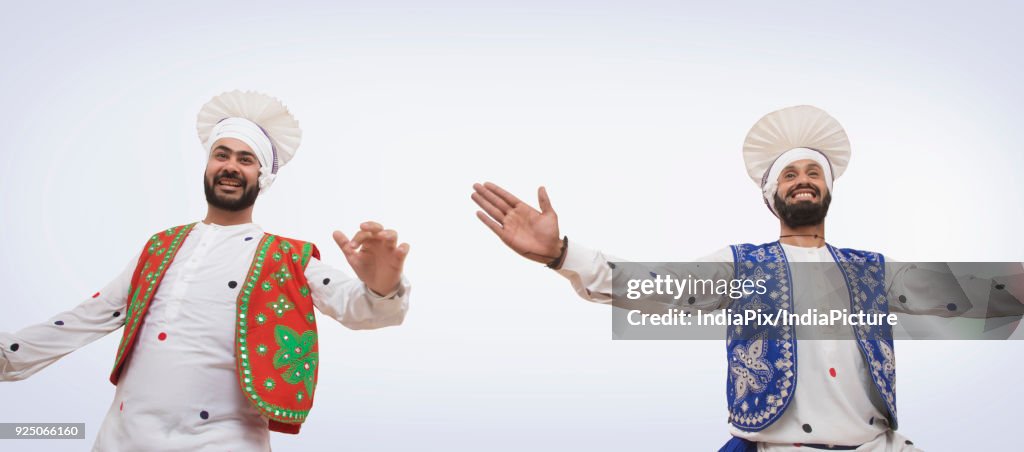 Sikh Men Dancing