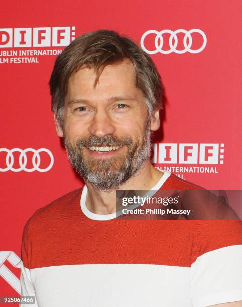 Nikolaj Coster-Waldau appears at the creening Of '3 Things' as part of the Audi Dublin International Film Festiva at Cineworld on February 27, 2018...