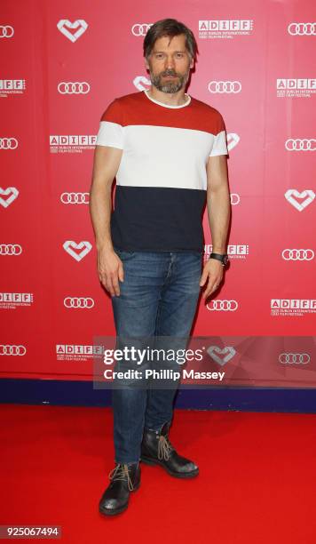 Nikolaj Coster-Waldau appears at the creening Of '3 Things' as part of the Audi Dublin International Film Festiva at Cineworld on February 27, 2018...