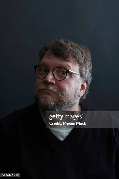 Director Guillermo del Toro is photographed for The Wrap on February 9, 2018 in Los Angeles, California.