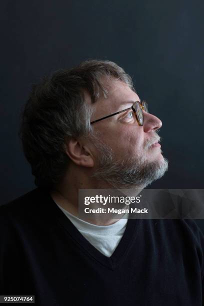 Director Guillermo del Toro is photographed for The Wrap on February 9, 2018 in Los Angeles, California.