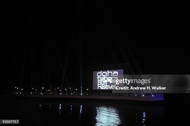 General view of atmosphere during the festival's opening night party at the Four Seasons Doha during the 2009 Doha Tribeca Film Festival on October...