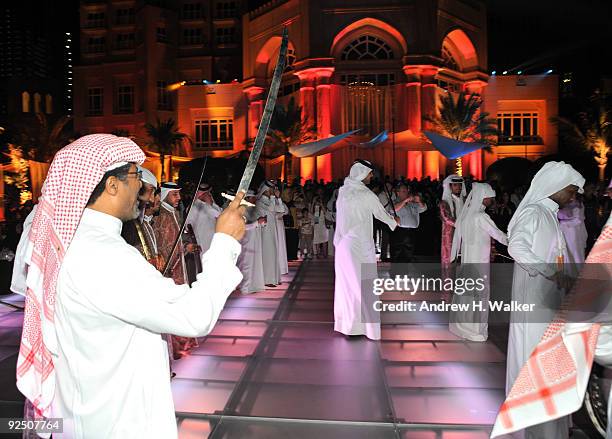 General view of atmosphere during the festival's opening night party at the Four Seasons Doha during the 2009 Doha Tribeca Film Festival on October...