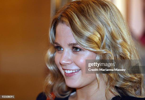 Emma Freedman arrives for the first anniversary of the Louis Vuitton Collins Street store on October 29, 2009 in Melbourne, Australia.