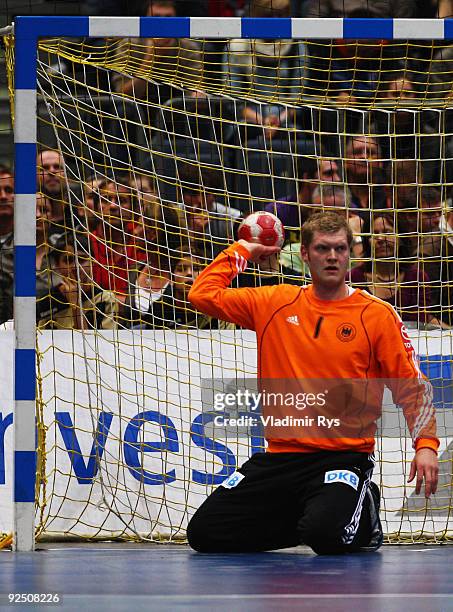 Johannes Bitter of Germany in action during the Supercup 2009 game between Germany and Norway at Lanxess Arena on October 29, 2009 in Cologne,...