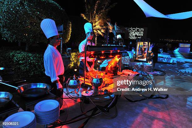 General view of atmosphere during the festival's opening night party at the Four Seasons Doha during the 2009 Doha Tribeca Film Festival on October...