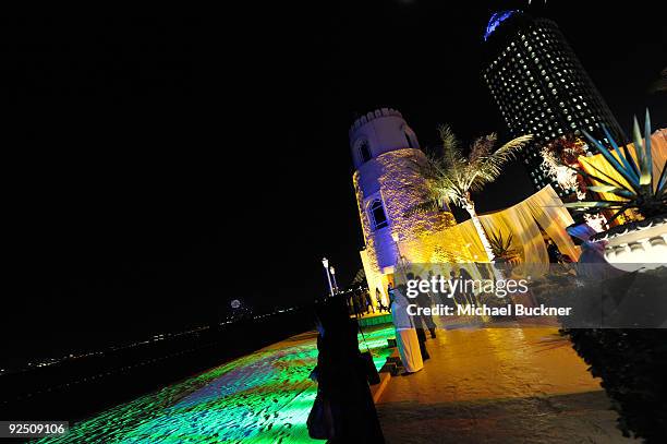 General view of atmosphere during the festival's opening night party at the Four Seasons Doha during the 2009 Doha Tribeca Film Festival on October...