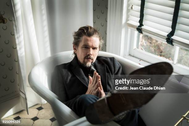 Actor Ethan Hawke is photographed for MovieMaker on December 13, 2017 in New York City. PUBLISHED IMAGE.
