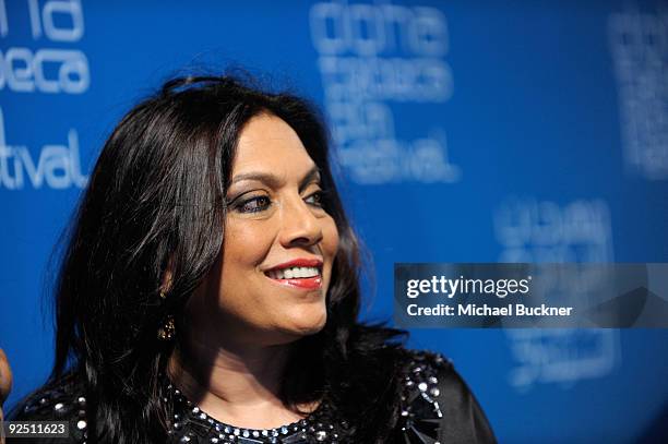 Filmmaker Mira Nair attends the opening night film "Amelia" at the Museum of Islamic Art during the 2009 Doha Tribeca Film Festival on October 29,...